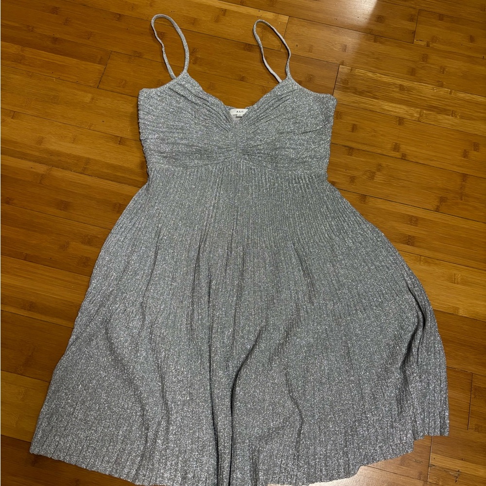 A.L.C. Silver Midi Dress